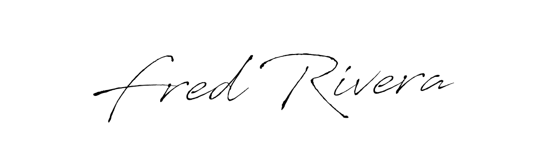Fred Rivera stylish signature style. Best Handwritten Sign (Antro_Vectra) for my name. Handwritten Signature Collection Ideas for my name Fred Rivera. Fred Rivera signature style 6 images and pictures png