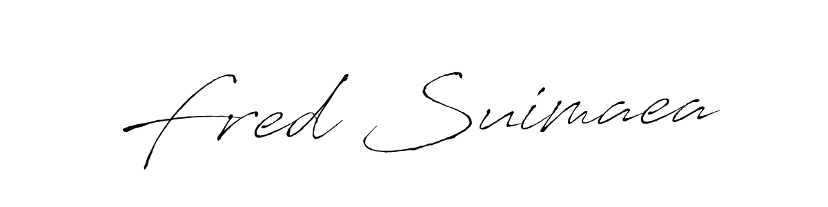 Design your own signature with our free online signature maker. With this signature software, you can create a handwritten (Antro_Vectra) signature for name Fred Suimaea. Fred Suimaea signature style 6 images and pictures png