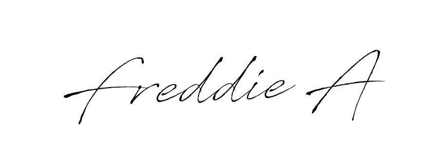 Also we have Freddie A name is the best signature style. Create professional handwritten signature collection using Antro_Vectra autograph style. Freddie A signature style 6 images and pictures png