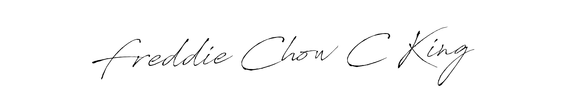 Antro_Vectra is a professional signature style that is perfect for those who want to add a touch of class to their signature. It is also a great choice for those who want to make their signature more unique. Get Freddie Chow C King name to fancy signature for free. Freddie Chow C King signature style 6 images and pictures png