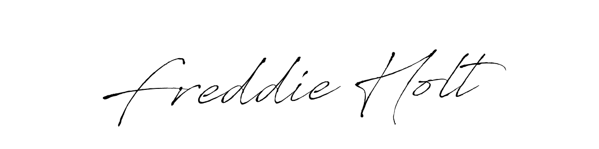 Design your own signature with our free online signature maker. With this signature software, you can create a handwritten (Antro_Vectra) signature for name Freddie Holt. Freddie Holt signature style 6 images and pictures png