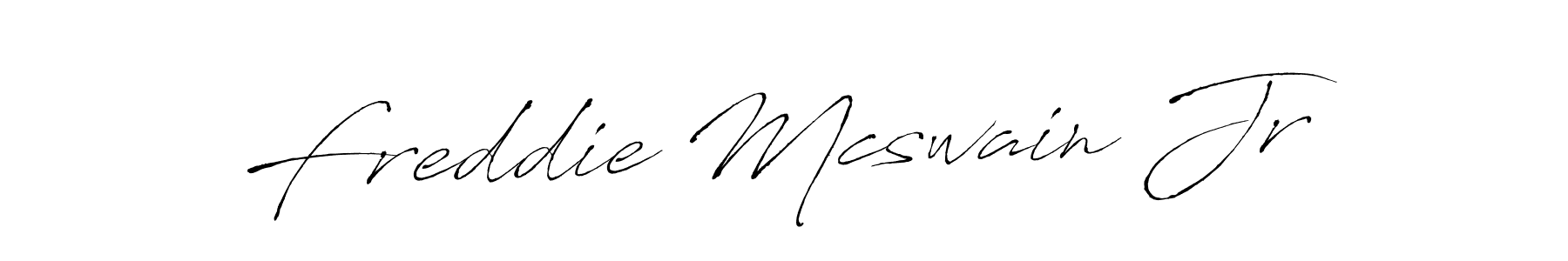 Create a beautiful signature design for name Freddie Mcswain Jr. With this signature (Antro_Vectra) fonts, you can make a handwritten signature for free. Freddie Mcswain Jr signature style 6 images and pictures png