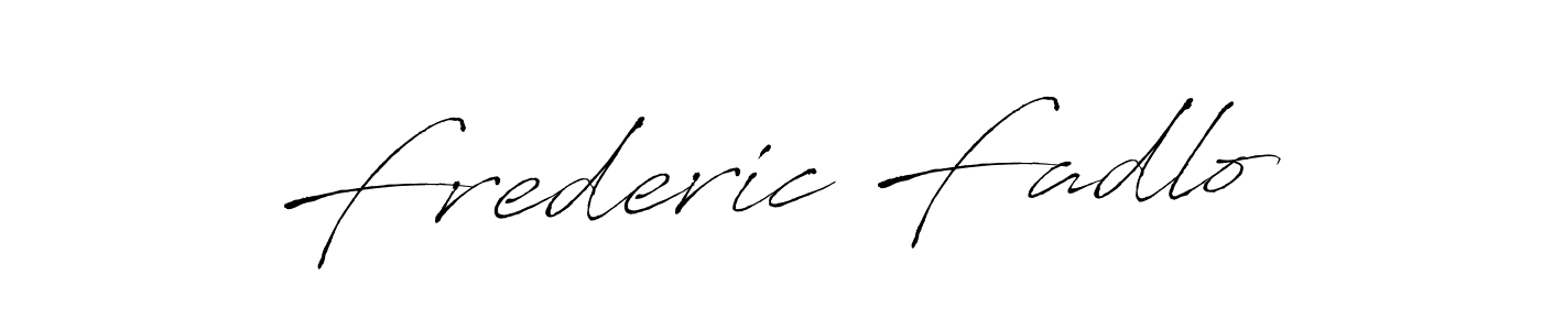 Create a beautiful signature design for name Frederic Fadlo. With this signature (Antro_Vectra) fonts, you can make a handwritten signature for free. Frederic Fadlo signature style 6 images and pictures png