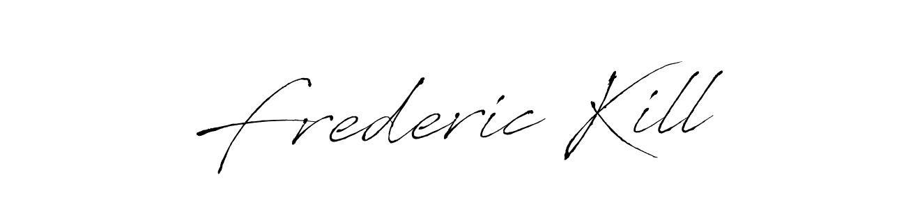 Here are the top 10 professional signature styles for the name Frederic Kill. These are the best autograph styles you can use for your name. Frederic Kill signature style 6 images and pictures png