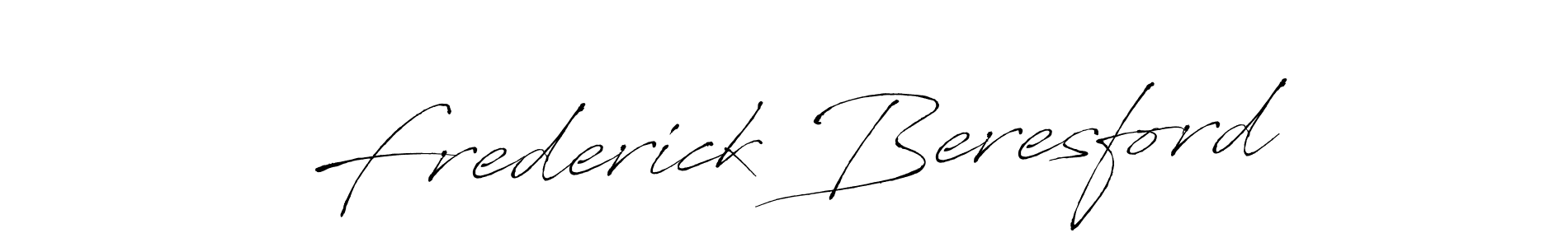 How to make Frederick Beresford signature? Antro_Vectra is a professional autograph style. Create handwritten signature for Frederick Beresford name. Frederick Beresford signature style 6 images and pictures png