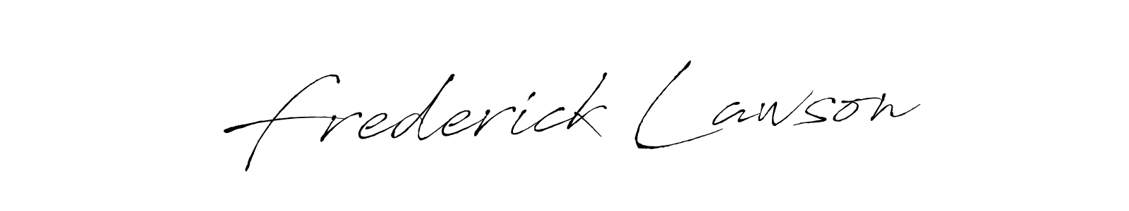 Frederick Lawson stylish signature style. Best Handwritten Sign (Antro_Vectra) for my name. Handwritten Signature Collection Ideas for my name Frederick Lawson. Frederick Lawson signature style 6 images and pictures png