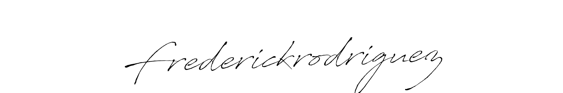 Frederickrodriguez stylish signature style. Best Handwritten Sign (Antro_Vectra) for my name. Handwritten Signature Collection Ideas for my name Frederickrodriguez. Frederickrodriguez signature style 6 images and pictures png