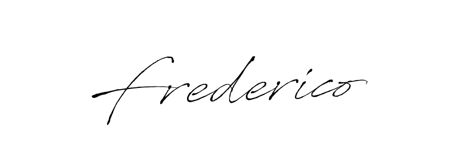 Frederico stylish signature style. Best Handwritten Sign (Antro_Vectra) for my name. Handwritten Signature Collection Ideas for my name Frederico. Frederico signature style 6 images and pictures png