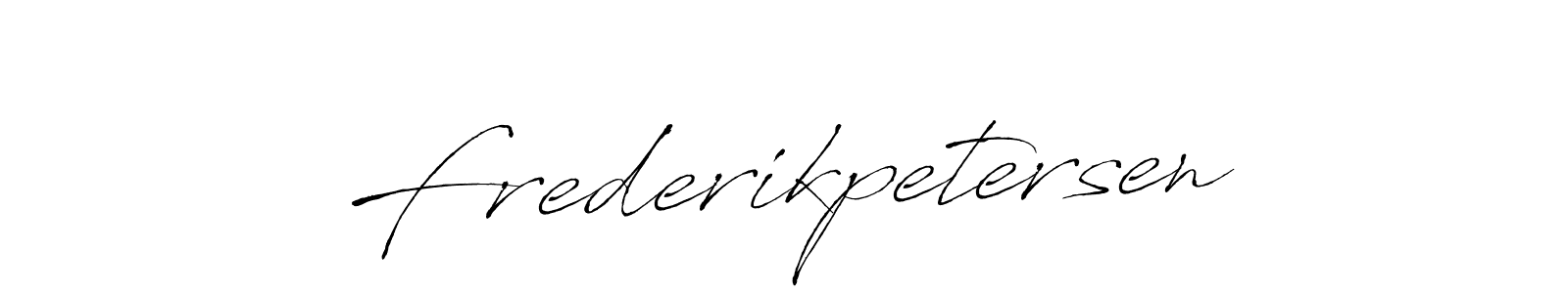 How to make Frederikpetersen signature? Antro_Vectra is a professional autograph style. Create handwritten signature for Frederikpetersen name. Frederikpetersen signature style 6 images and pictures png