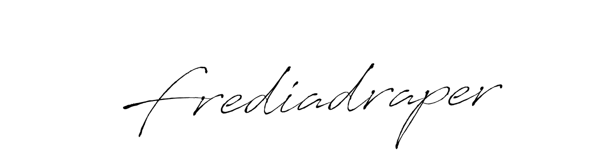 You should practise on your own different ways (Antro_Vectra) to write your name (Frediadraper) in signature. don't let someone else do it for you. Frediadraper signature style 6 images and pictures png