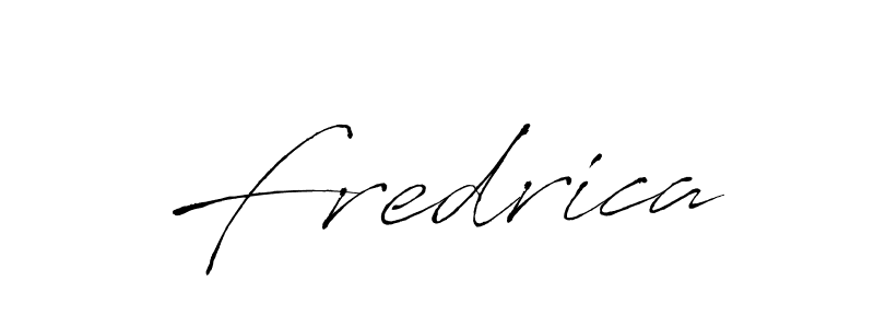 Fredrica stylish signature style. Best Handwritten Sign (Antro_Vectra) for my name. Handwritten Signature Collection Ideas for my name Fredrica. Fredrica signature style 6 images and pictures png