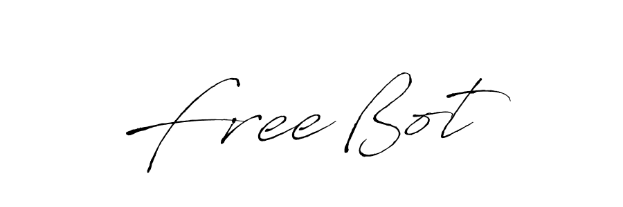 Make a beautiful signature design for name Free ßot. With this signature (Antro_Vectra) style, you can create a handwritten signature for free. Free ßot signature style 6 images and pictures png