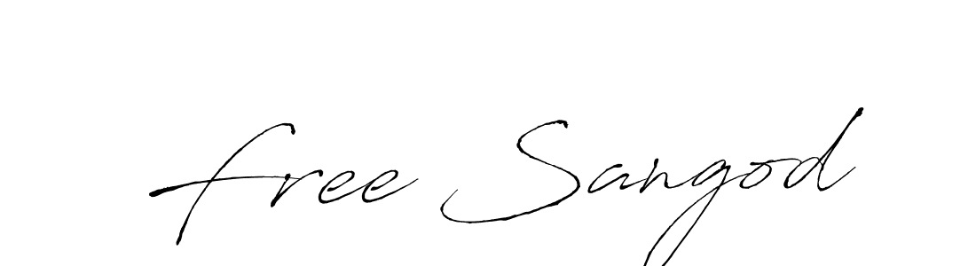 Similarly Antro_Vectra is the best handwritten signature design. Signature creator online .You can use it as an online autograph creator for name Free Sangod. Free Sangod signature style 6 images and pictures png