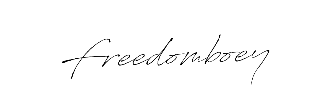 Create a beautiful signature design for name Freedomboey. With this signature (Antro_Vectra) fonts, you can make a handwritten signature for free. Freedomboey signature style 6 images and pictures png
