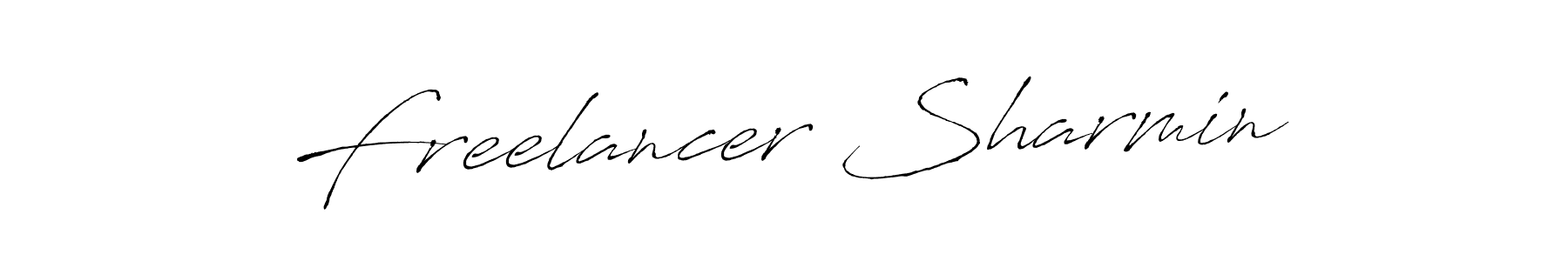 Make a beautiful signature design for name Freelancer Sharmin. Use this online signature maker to create a handwritten signature for free. Freelancer Sharmin signature style 6 images and pictures png