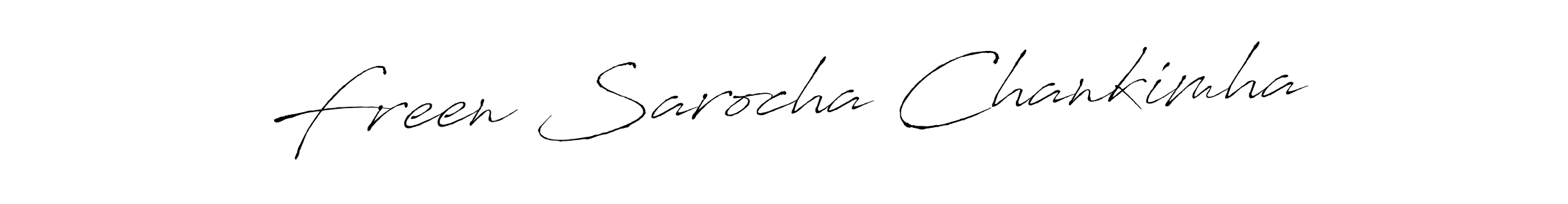 Design your own signature with our free online signature maker. With this signature software, you can create a handwritten (Antro_Vectra) signature for name Freen Sarocha Chankimha. Freen Sarocha Chankimha signature style 6 images and pictures png