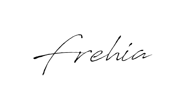 Antro_Vectra is a professional signature style that is perfect for those who want to add a touch of class to their signature. It is also a great choice for those who want to make their signature more unique. Get Frehia name to fancy signature for free. Frehia signature style 6 images and pictures png