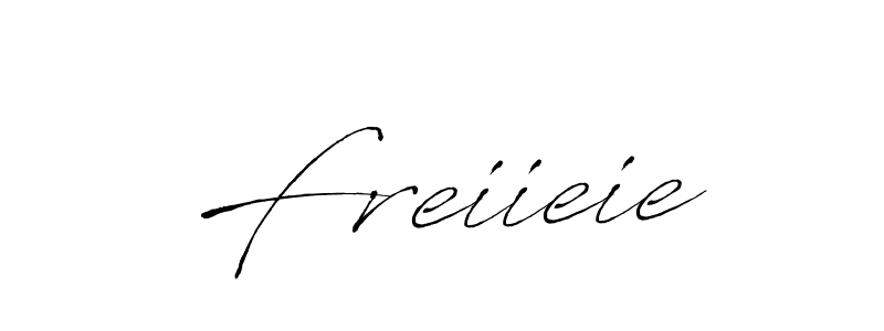 How to make Freiieie name signature. Use Antro_Vectra style for creating short signs online. This is the latest handwritten sign. Freiieie signature style 6 images and pictures png