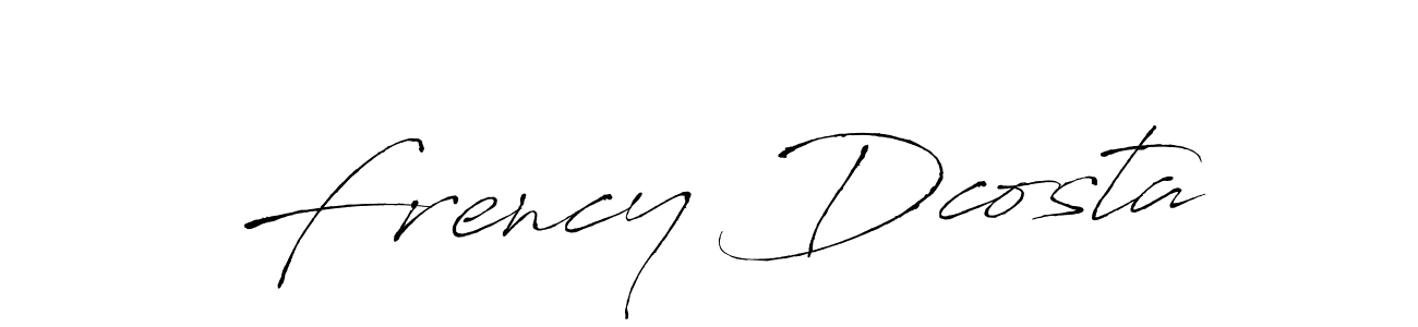 Best and Professional Signature Style for Frency Dcosta. Antro_Vectra Best Signature Style Collection. Frency Dcosta signature style 6 images and pictures png