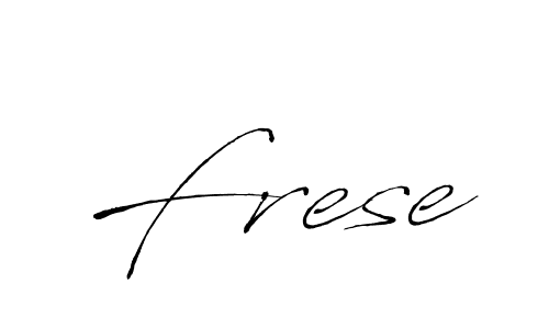 Frese stylish signature style. Best Handwritten Sign (Antro_Vectra) for my name. Handwritten Signature Collection Ideas for my name Frese. Frese signature style 6 images and pictures png
