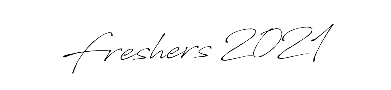 Use a signature maker to create a handwritten signature online. With this signature software, you can design (Antro_Vectra) your own signature for name Freshers 2021. Freshers 2021 signature style 6 images and pictures png