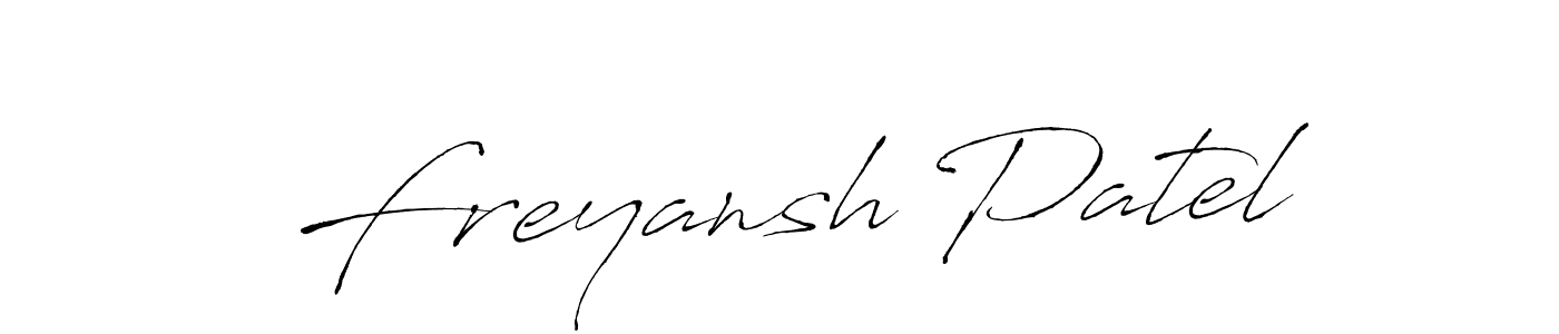 Use a signature maker to create a handwritten signature online. With this signature software, you can design (Antro_Vectra) your own signature for name Freyansh Patel. Freyansh Patel signature style 6 images and pictures png