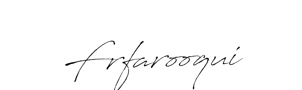 Make a short Frfarooqui signature style. Manage your documents anywhere anytime using Antro_Vectra. Create and add eSignatures, submit forms, share and send files easily. Frfarooqui signature style 6 images and pictures png