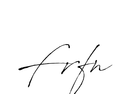 Frfn stylish signature style. Best Handwritten Sign (Antro_Vectra) for my name. Handwritten Signature Collection Ideas for my name Frfn. Frfn signature style 6 images and pictures png