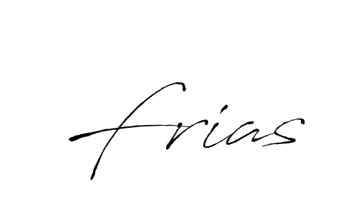 Create a beautiful signature design for name Frias. With this signature (Antro_Vectra) fonts, you can make a handwritten signature for free. Frias signature style 6 images and pictures png