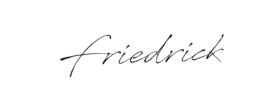 Use a signature maker to create a handwritten signature online. With this signature software, you can design (Antro_Vectra) your own signature for name Friedrick. Friedrick signature style 6 images and pictures png