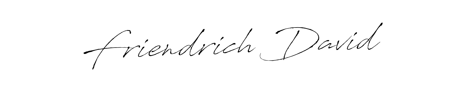 Antro_Vectra is a professional signature style that is perfect for those who want to add a touch of class to their signature. It is also a great choice for those who want to make their signature more unique. Get Friendrich David name to fancy signature for free. Friendrich David signature style 6 images and pictures png