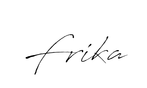 Frika stylish signature style. Best Handwritten Sign (Antro_Vectra) for my name. Handwritten Signature Collection Ideas for my name Frika. Frika signature style 6 images and pictures png