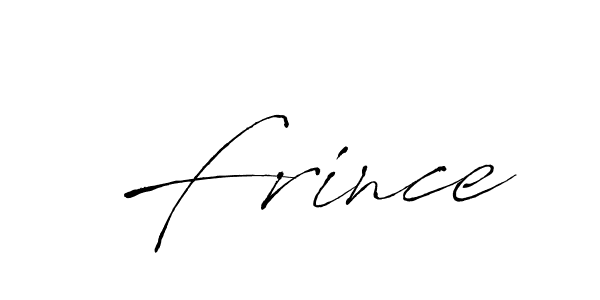 Antro_Vectra is a professional signature style that is perfect for those who want to add a touch of class to their signature. It is also a great choice for those who want to make their signature more unique. Get Frince name to fancy signature for free. Frince signature style 6 images and pictures png