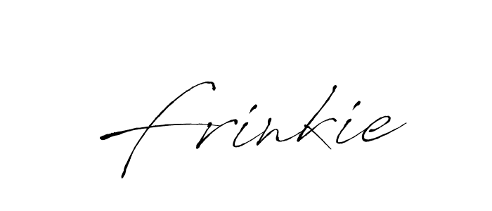if you are searching for the best signature style for your name Frinkie. so please give up your signature search. here we have designed multiple signature styles  using Antro_Vectra. Frinkie signature style 6 images and pictures png