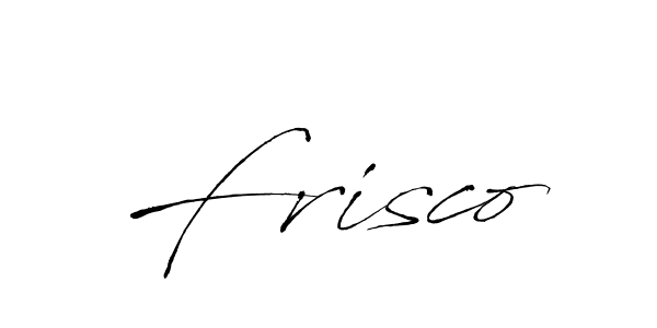 Make a beautiful signature design for name Frisco. Use this online signature maker to create a handwritten signature for free. Frisco signature style 6 images and pictures png