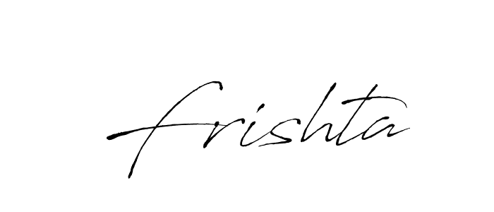 if you are searching for the best signature style for your name Frishta. so please give up your signature search. here we have designed multiple signature styles  using Antro_Vectra. Frishta signature style 6 images and pictures png