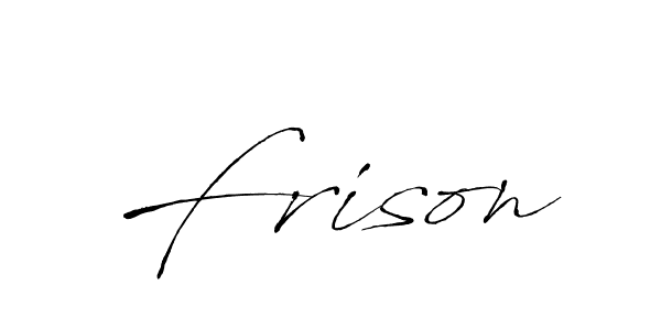 Antro_Vectra is a professional signature style that is perfect for those who want to add a touch of class to their signature. It is also a great choice for those who want to make their signature more unique. Get Frison name to fancy signature for free. Frison signature style 6 images and pictures png