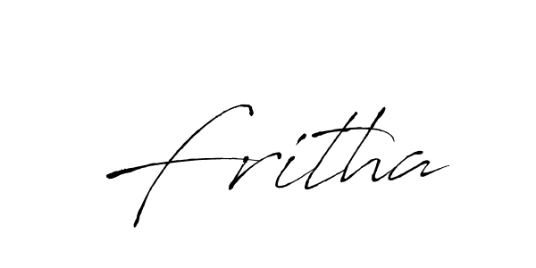 How to make Fritha signature? Antro_Vectra is a professional autograph style. Create handwritten signature for Fritha name. Fritha signature style 6 images and pictures png