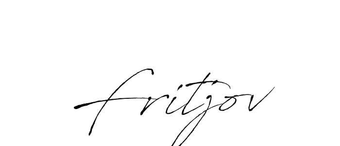 How to make Fritjov signature? Antro_Vectra is a professional autograph style. Create handwritten signature for Fritjov name. Fritjov signature style 6 images and pictures png