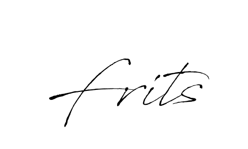 Design your own signature with our free online signature maker. With this signature software, you can create a handwritten (Antro_Vectra) signature for name Frits. Frits signature style 6 images and pictures png