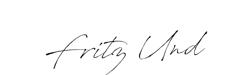 Once you've used our free online signature maker to create your best signature Antro_Vectra style, it's time to enjoy all of the benefits that Fritz Und  name signing documents. Fritz Und  signature style 6 images and pictures png