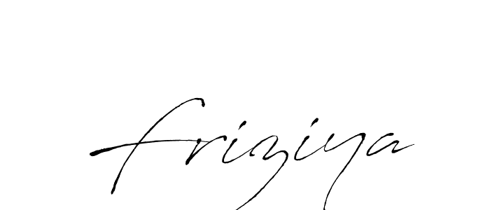 How to make Friziya name signature. Use Antro_Vectra style for creating short signs online. This is the latest handwritten sign. Friziya signature style 6 images and pictures png