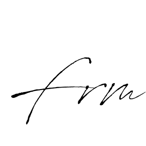 You should practise on your own different ways (Antro_Vectra) to write your name (Frm) in signature. don't let someone else do it for you. Frm signature style 6 images and pictures png