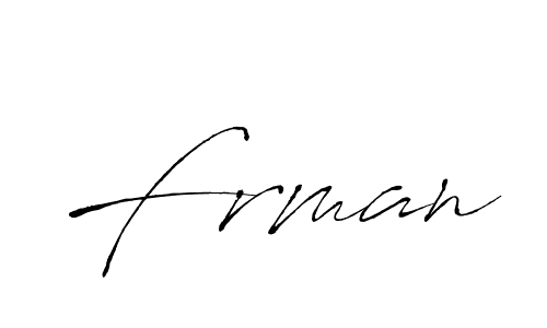 Make a beautiful signature design for name Frman. Use this online signature maker to create a handwritten signature for free. Frman signature style 6 images and pictures png