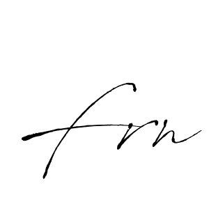 Also You can easily find your signature by using the search form. We will create Frn name handwritten signature images for you free of cost using Antro_Vectra sign style. Frn signature style 6 images and pictures png