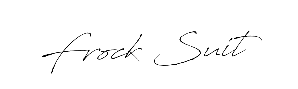 Use a signature maker to create a handwritten signature online. With this signature software, you can design (Antro_Vectra) your own signature for name Frock Suit. Frock Suit signature style 6 images and pictures png