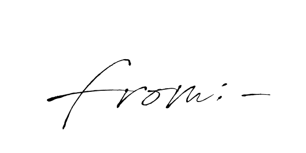 Also we have From:- name is the best signature style. Create professional handwritten signature collection using Antro_Vectra autograph style. From:- signature style 6 images and pictures png