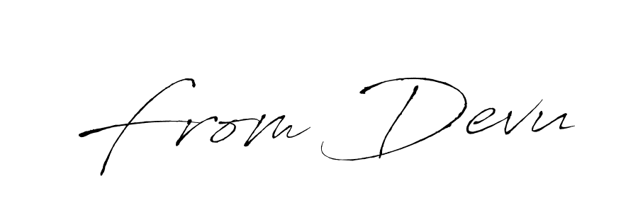 How to Draw From Devu signature style? Antro_Vectra is a latest design signature styles for name From Devu. From Devu signature style 6 images and pictures png