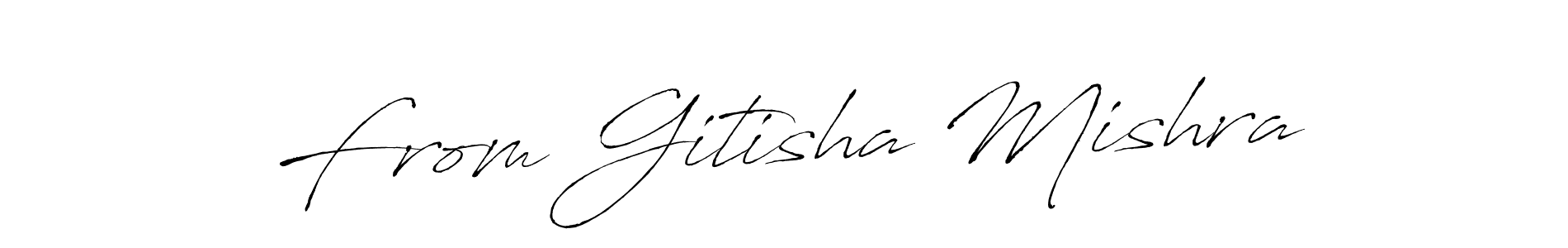 See photos of From Gitisha Mishra official signature by Spectra . Check more albums & portfolios. Read reviews & check more about Antro_Vectra font. From Gitisha Mishra signature style 6 images and pictures png