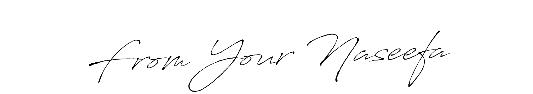 Use a signature maker to create a handwritten signature online. With this signature software, you can design (Antro_Vectra) your own signature for name From Your Naseefa. From Your Naseefa signature style 6 images and pictures png